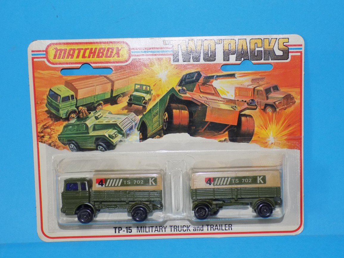 Matchbox TP-15 - Military Truck and Trailer