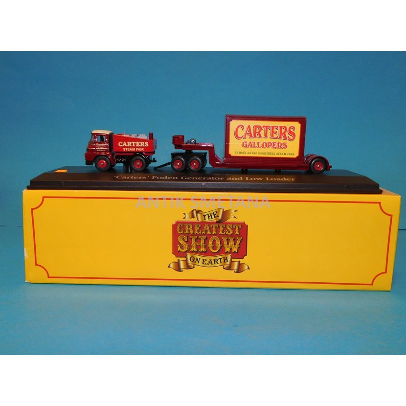 Atlas - Carters Foden Generator and Low Loader (Lledo Trackside)