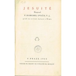 P. Bohumil Spáčil - Jesuité