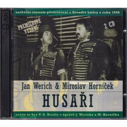 2 CD Jan Werich & Miroslav Horníček - Husaři
