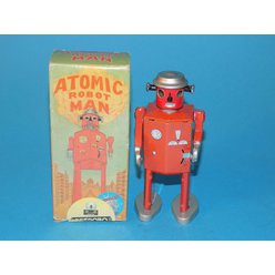 Plechový robot na klíček - Atomic Robot man