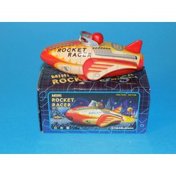 Plechový vesmírný koráb na klíček - Massudaya - Mini Rocket Racer