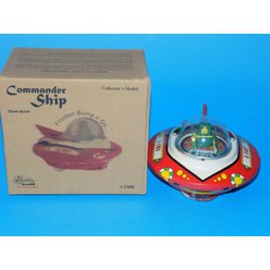 Plechový vesmírný koráb na klíček - Commander Ship