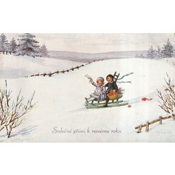 Žánrová pohlednice č. 584