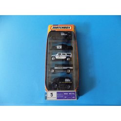 Matchbox 5 Pack - Police Swat