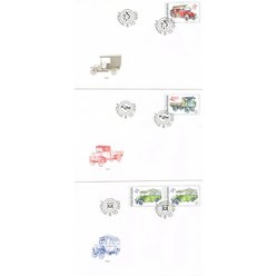 3 x FDC - Staré automobily