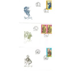 3 x FDC - České osobnosti