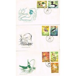 3 x FDC - Ptáci (2)