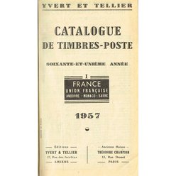 Catalogue de Timbres- Poste 1957