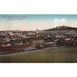 Horní město Příbram v Čechách
