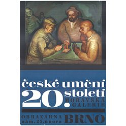 Vástavní plakát A1 - České umění 20. století
