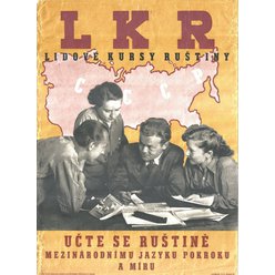 Plakát A2 - Lidové kursy ruštiny - Učte se ruštině