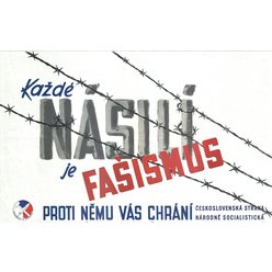 Volební plakát A2 - Každé násilí je fašismus