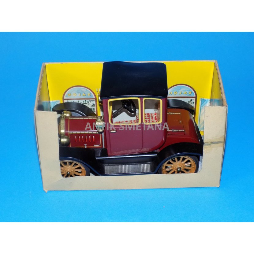 Modèle Réduit Schuco Old Timer - Ford T Coupé 1917 - Échelle 1:18 - Métal - Bleu - Occasion Bon état
