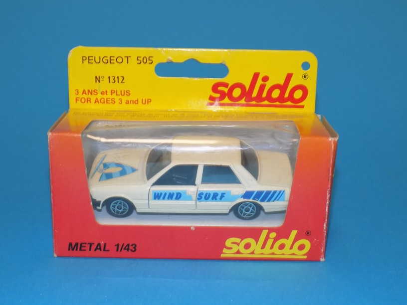 Solido Modifiée SB 1/43 - Peugeot 505 Taxi New York Yellow