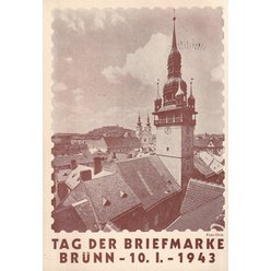 Tag der Briefmarke Brünn 10. 1. 1943