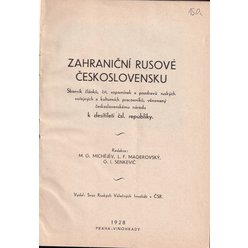 Zahraniční rusové Československu (1928)