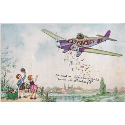 Žánrová pohlednice č. 434 - letadlo