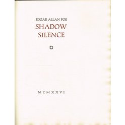 Edgar Allan Poe - Shadow Silence (číslovaný výtisk)