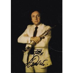 Felix Slováček - hudebník - podpis na fotografii
