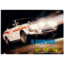 Motoristický plakát A1 - IX. Barum Rallye 1979