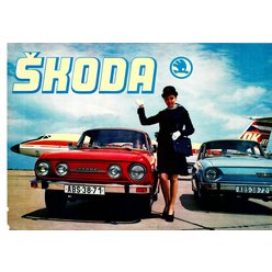 Motoristický plakát A1 - Škoda