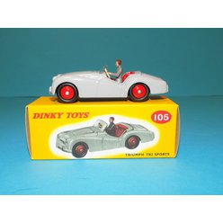 Dinky Toys - Triumph TR2 Sports (šedý)