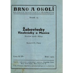 Brno a okolí svazek 13 - Žabovřesky, Vinohrádky a Manice