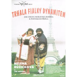 Filmový plakát A3 - Trhala fialky dynamitem