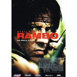 Filmový plakát A3 - Rambo - Do pekla a zpět