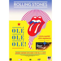 Filmový plakát A3 - Rolling Stones - Cesta napříč jižní Amerikou
