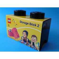 LEGO - Storage Brick 2 - Černá