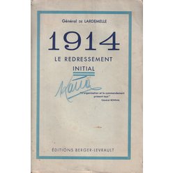 Génerl de Lardemelle - 1914 le Redressement Initial