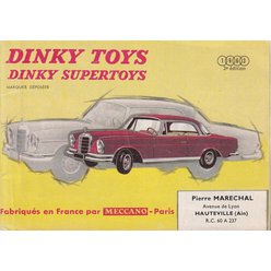 Katalog Dinky Toys Dinky Supertoys 1963