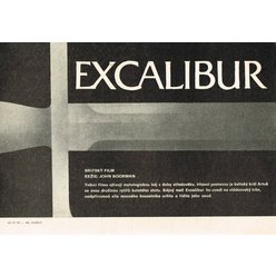Filmový plakát A4 - Excaliubur
