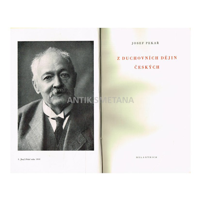 Josef Pekař Z duchovních dějin českých