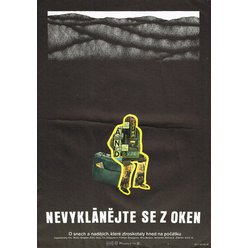 Filmový plakát A3 - Nevyklánějte se z oken