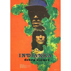 Filmový plakát A3 - Indiánka, dcera slunce