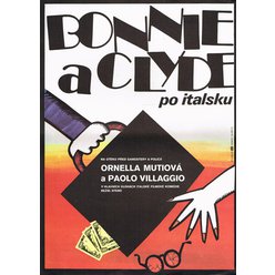 Filmový plakát A3 - Bonnie a Clyde po italsku
