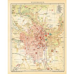 Mapa Wiesbaden