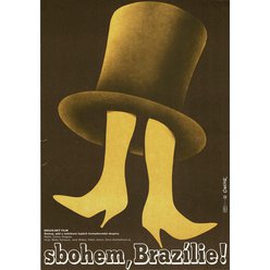 Filmový plakát A3 - Sbohem, Brazílie!