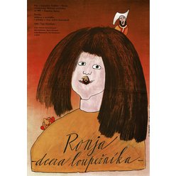 Filmový plakát A3 - Ronja dcera loupežníka