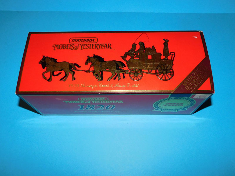 Matchbox YS-39 - Passenger Coach and Horses 1820