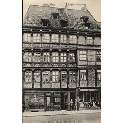 Altes Haus - Burgstr. i. Hannover - Renov. Maler Hannover 1908