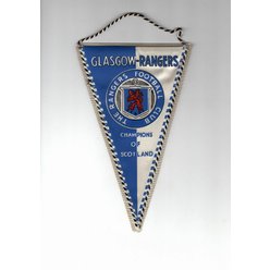 Sportovní vlaječka - GLASGOW RANGERS - Champion of Scotland