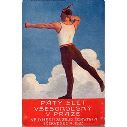 Sokolská pohlednice č.98
