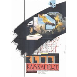 Filmový plakát A3 - Klub kaskadérů