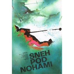 Filmová plakát A3 - Sneh pod nohami