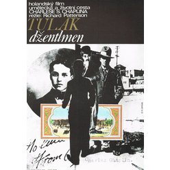 Filmový plakát A3 - Ch. Chaplin - Tulák džentlmen
