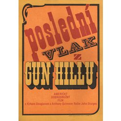 Filmový plakát A3 - Poslední vlak z Gun Hillu